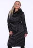 WOMEN' LONG TIE DOWN COAT