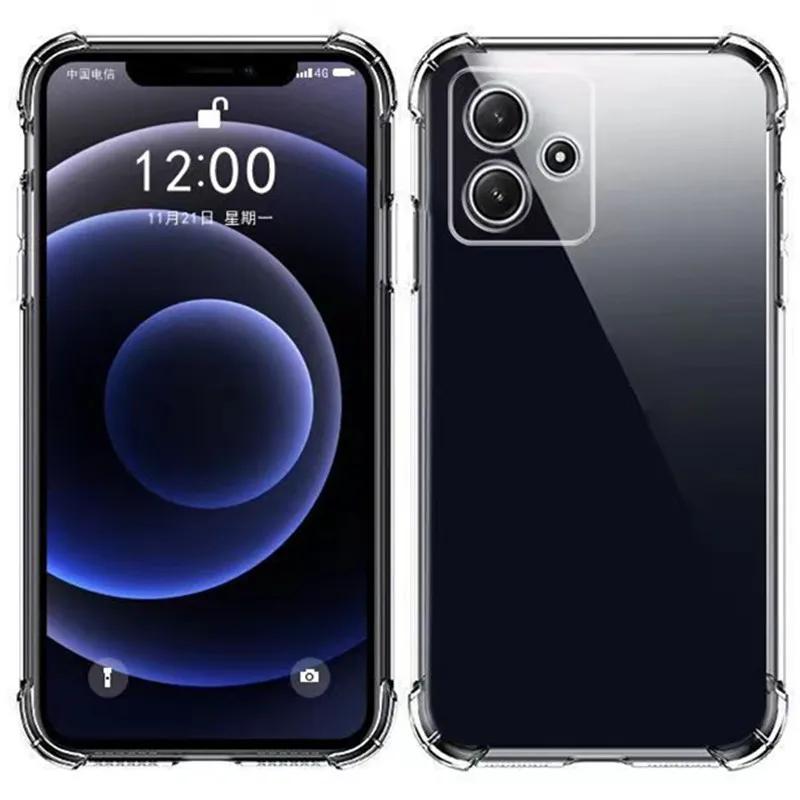Four-Corners Shockproof TPU Case for Xiaomi Poco X7 Pro 5G Protective Cover Transparent Capa Fundas Coque