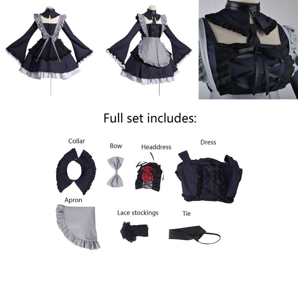 Anime My Dress Up Darling Maid Costume For Cosplay And Halloween