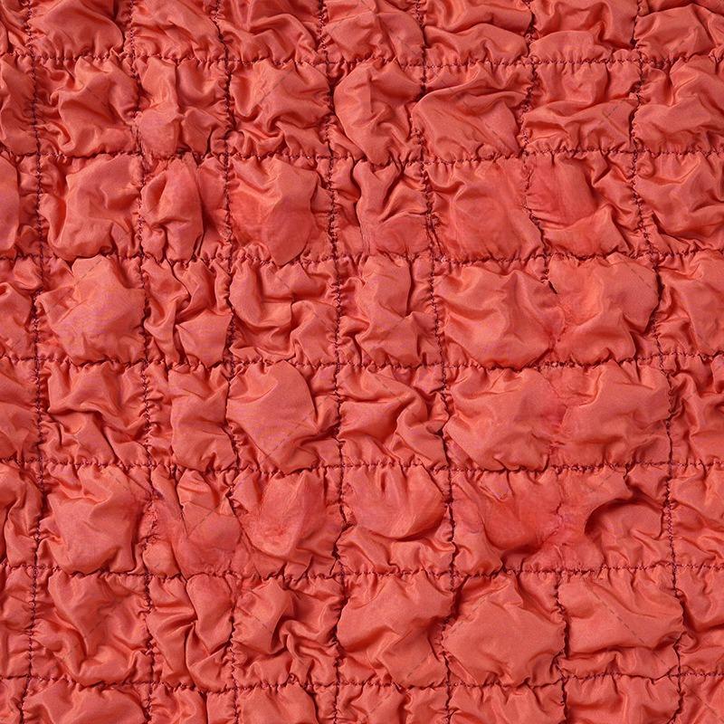 Elastic Checkered Quilted Embroidered Fabric Spring Yarn-spun Cloud Bag Cotton Fabric DIY Pet Clothing, Hand Warmer Treasure Bag