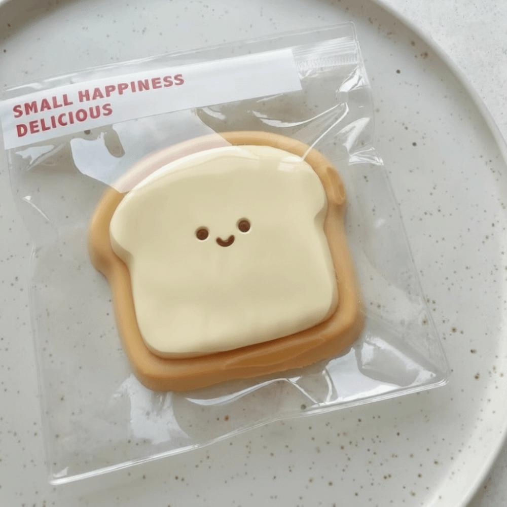 Soft Squishy Toy Toast Shape Fidget Toys Kawaii Sensory Toy For Adults Kids