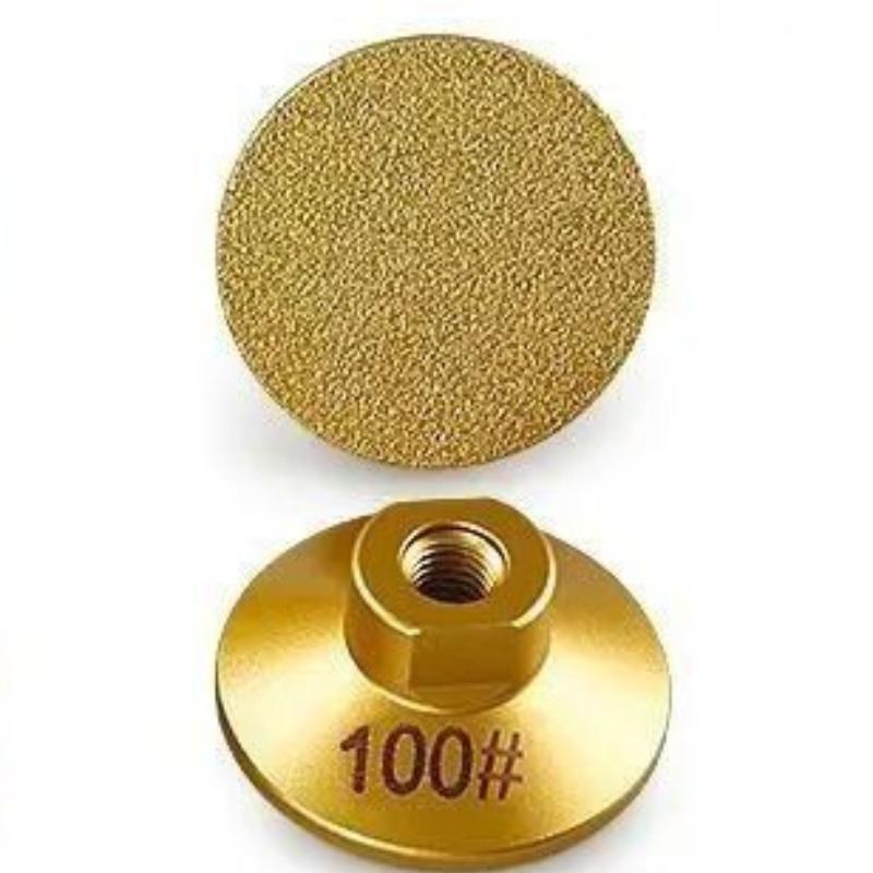 M10  Diamond Brazed Flat Grinding Head 2 Inch 50mm Abrasive Polishing Pad Marble Quartz Granite Cobblestone Grind Sharp Tool