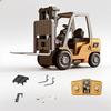 164 Scale RC Mini Alloy Forklift, Remote Controlled by Smartphone App or Remote Control, 2.4GHz Rechargeable, Liftable, Perfect Gift for Kids,