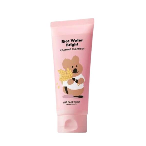 

[The Face Shop] Rice Water Bright Cleansing Foam DinoTaeng Edition Deep Brightening Cleanser 150ml x2 Set