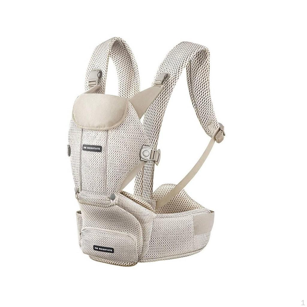 Infant Pelvic Seat Holder, Lightweight & Breathable, 2in1 Ergonomic Waist Stool for Travel