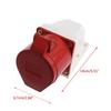 32A 240-415V 3P+N+E Drop-proof Industrial Plug Circular Power Connector Weatherproof Locking Plug Outlet Power Device