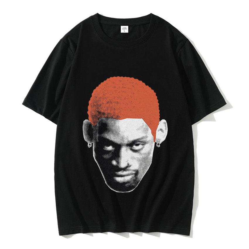 Hot Sale The Worm Dennis RodUnisex Graphic T Shirt Unisex Women Boys Basketball Short Sleeve T Shirts Male Cotton Oversized Streetwear