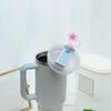 Silicone Cherry Blossoms Straw Cover Dust-Proof Straw Tips Begonia Flower Straw Topper  Tumbler