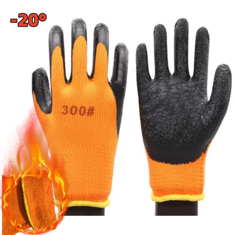 -30 Thickened Work Gloves Waterproof Windproof Coldproof Full Finger Gloves Winter Padded Outdoor Riding 1 pair -20°Gloves