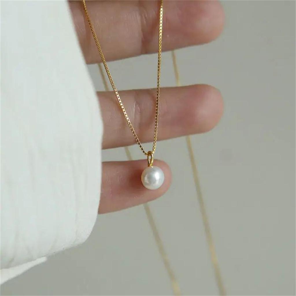 Vintage Faux Pearl Pendant Necklace Alloy Choker Accessory Perfect Female Jewelry For Women Daily Wear And Party Decor