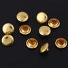 20x Schuhschnürhaken Schnürösen Schnallen mit Nieten zur ReparaturCelsiusCampCelsiusWandernCelsiusKlettern (Gold)