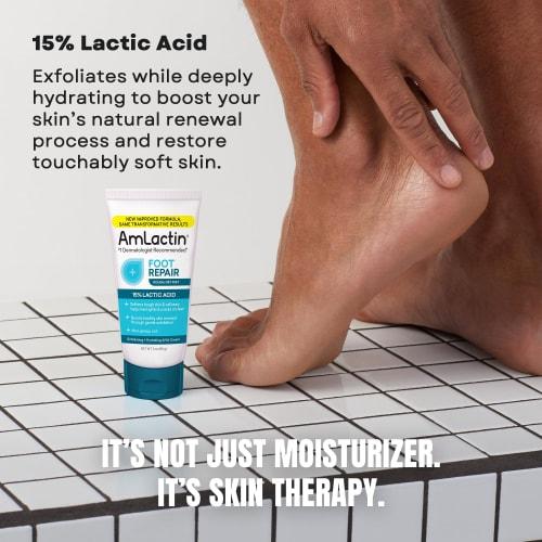 Foot Repair Foot Cream Therapy | Smooths Rough, Dry Feet | Powerful Alpha-Hydroxy Therapy Gently Exfoliates | Lactic Acid (AHA) | Softens Tough, Dry S