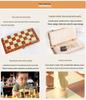 Popular Europe & America Wooden Folding Chess Set