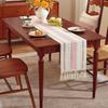 Style Table Runner Color Block Design Easy to Clean Table