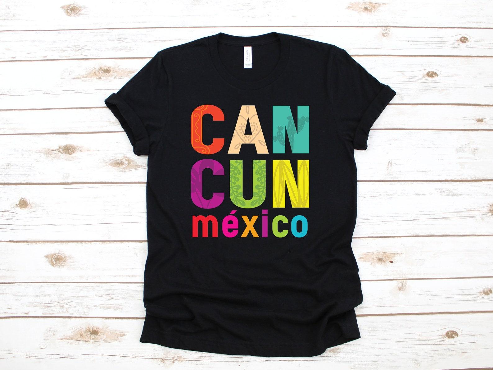 Cancun T-Shirt, Cancun Vacation Tank Top, T-shirt, T-shirt,T-shirt, Kids Tee Apparel Gift L