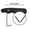Skate Lace Tightener Lace Hook Puller With Handle Hold Stainless Steel Plastic Ice Skate Lace Tightener Tool Skating Tool Parts