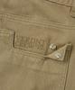 Beodeonteu Garment-Dyed Cut-Pocket Wide Twill Pants [Timber]