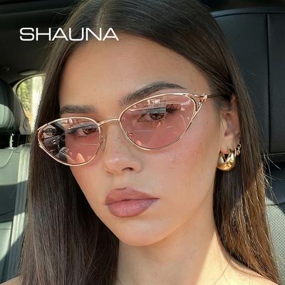 Fashion Metal Cateye Sunglasses UV400