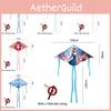 1.2 Meter Long Tail Kite For Children Cartoon Double Tail Kite