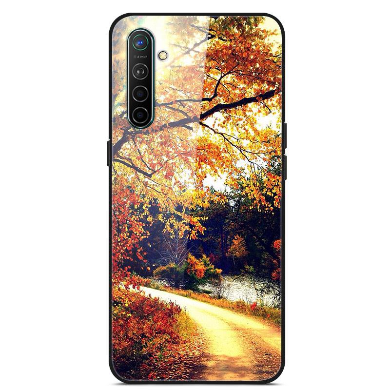 For OPPO Realme XT Tempered Glass Case Soft Bumper Hard Funda For OPPO Realme 6 Pro Realme X2 XT Phone Case Realme6 Back Cover