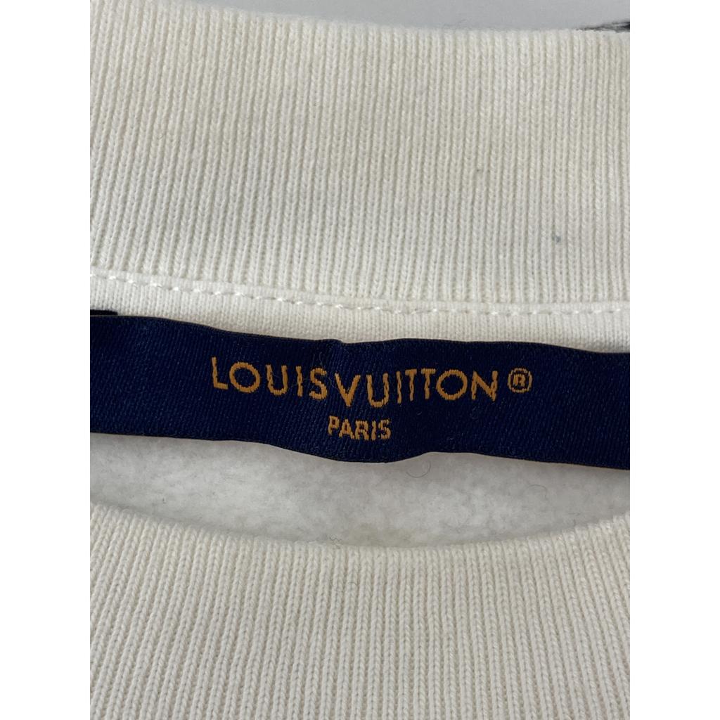 LOUIS VUITTON [Domestically Licensed/2014 Model] RM241M IHN HQY23W Martier International Graphic Signature Trainer tops XL whiteUsed