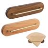 Wooden Coffee Filter Holder Wall-mounted Filter Storage Stand Table Napkin Holder  Kitchens
