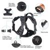 Dog Harness, No-Pull Pet Harness With 2 Leash Clips, Adjustable Soft Padded Dog Vest, Reflective No-Choke Pet Oxford Vest With Easy Control Handle