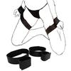 Couple  Bondage Kit Set Bed Restraint Sex Toy Handcuff Ankle Cuff Sets Adult Sex Game Strap Open Thigh Tool Eye Blinder Sets