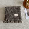 NEW  Luxury Women's Scarf Autumn/Winter New Solid Color Korean Knitted Wool Warm Shawl Fashion Women's Versatile Scarf