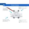 Water Flow Meter Hall Effect Water Control Coffee Flowmeter Water Flow Sensor For Home Toilet Appliance Maintenance