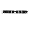 1 Set Matte Black Button Repair Decals for Mercedes-Benz V2 Front Brand New