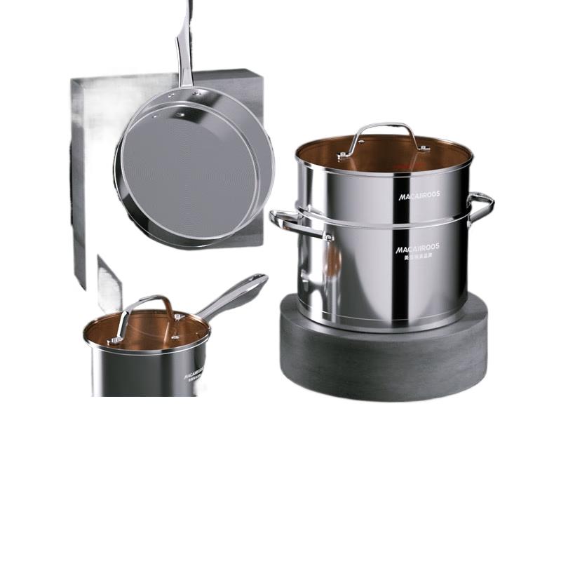Macaiiroos 304 Stainless Steel Cookware Set