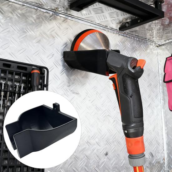 Wall Mount Garden Hose Nozzle Holder 3D Printed Universal Sprayer Bracket Outdoor Hose Hanger for Garden Yard Irrigation Patio