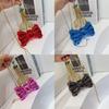 No Brand Mini Acrylic Butterfly Clutch Bag With Chain For Street Fashion Accessory