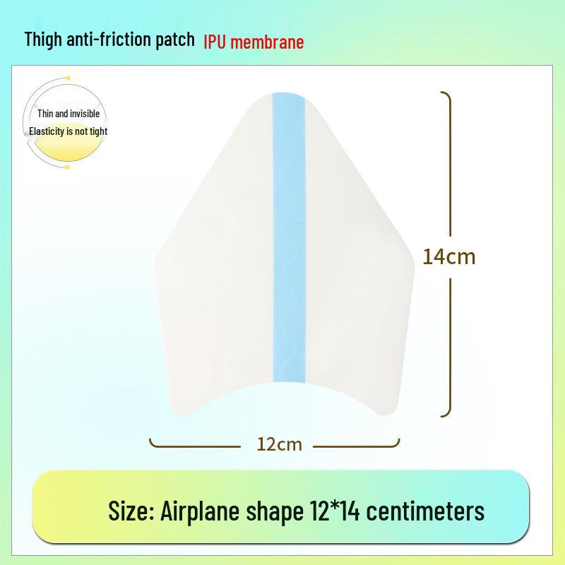 Bing Pai Anti-Chafe Transparent PU Film Stickers: Prevent Thigh & Heel Abrasion, Waterproof & Invisible
