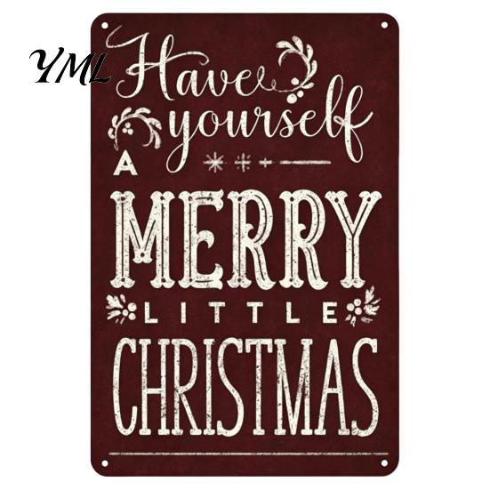 Indoor Outdoor Festive Wall Art Christmas Wood Sign, Vintage Santa's Sleigh Parking Only 2D Retro Wooden Seasonal Ornament Rustic Farmhouse