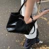 Women Tote Bag Luxury Shoulder Bag Girl School Class Underarm Bags Ladies Bucket Commuter Bag Pu Leather Backpack