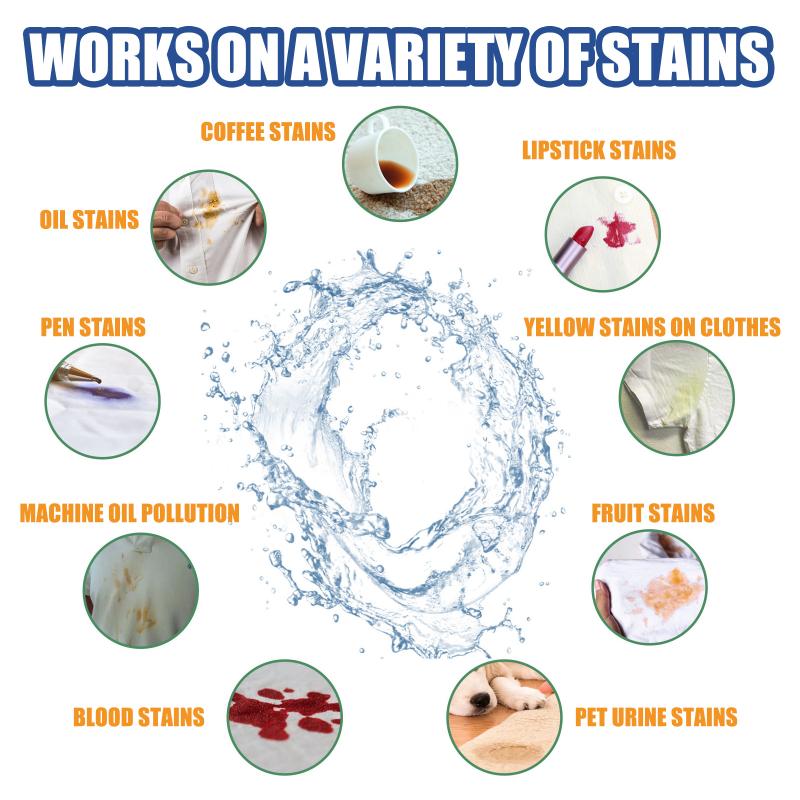 Stain Remover Pen for Clothes Action Coffee Oil Removal Fiber Safe Eco Friendly For Office or Home Use