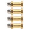 4Pcs RC Brass Connector Accessory for 1Celsius10 Remote Control Car Easy Installation Golden
