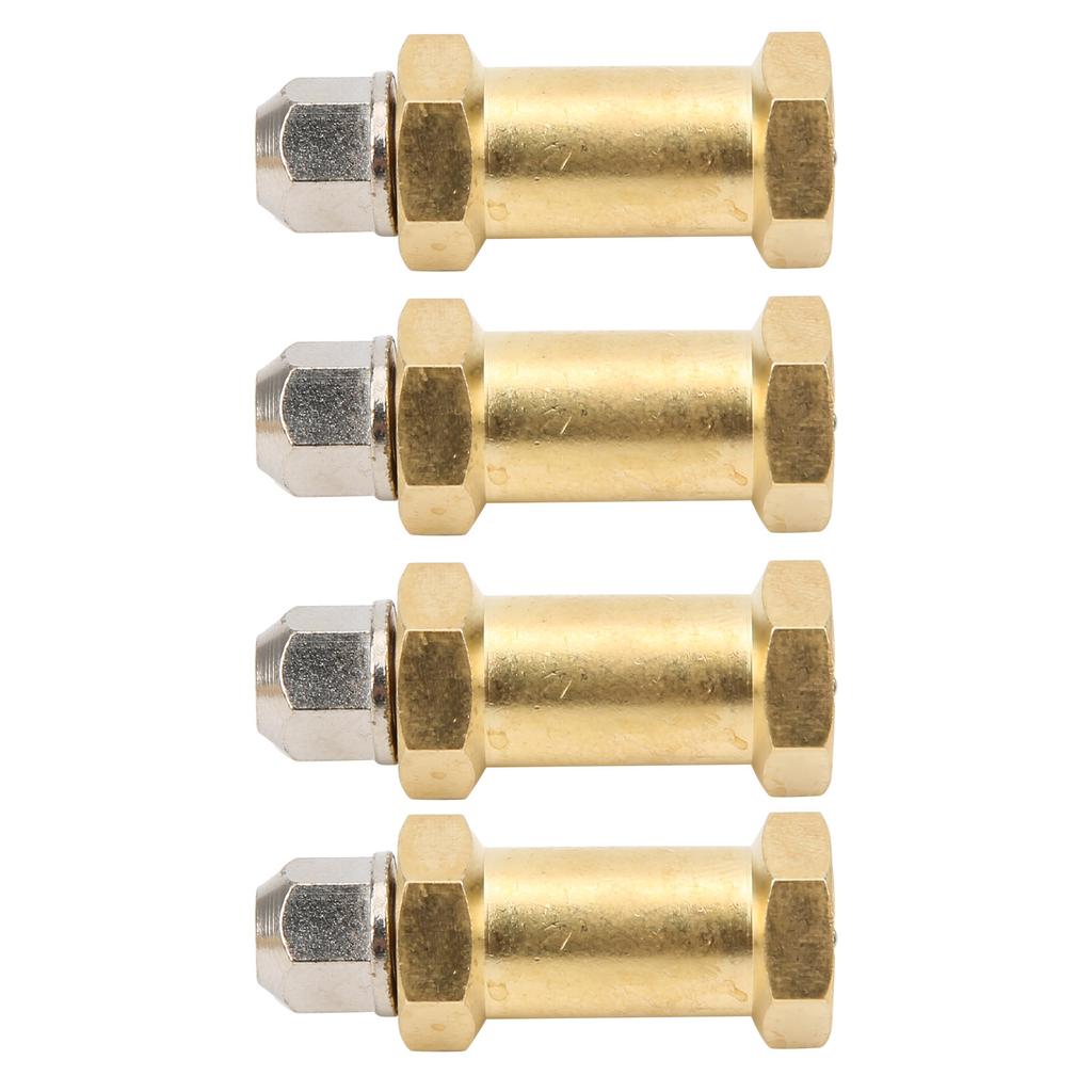 4Pcs RC Brass Connector Accessory for 1Celsius10 Remote Control Car Easy Installation Golden