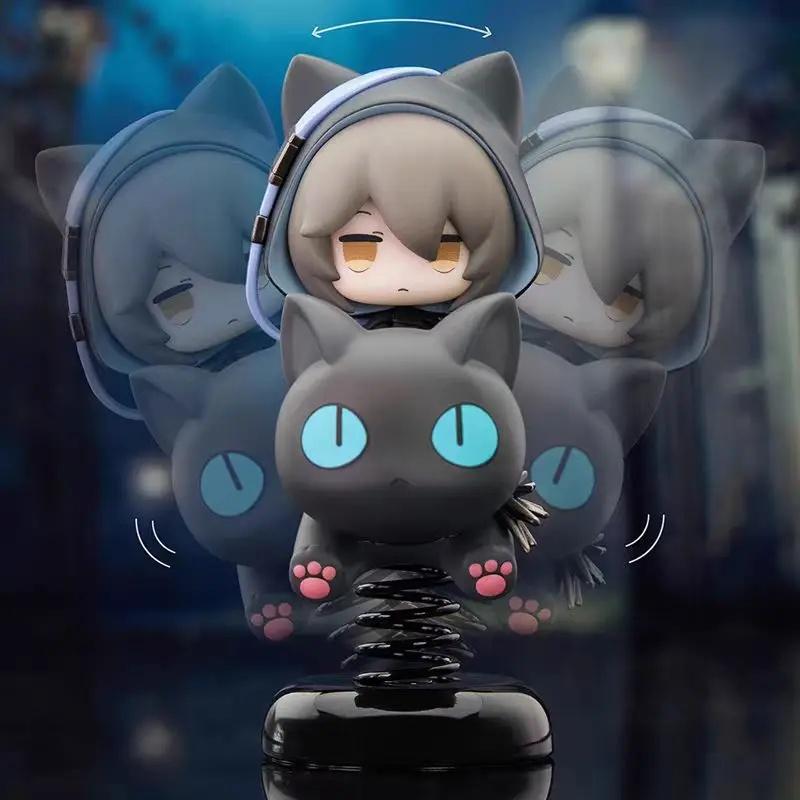 APEX-TOYS Arknights Happy Shake Phantom Q-version 10CM PVC Wobbler Anime Figure Collectible Gift Box for Boys Fans