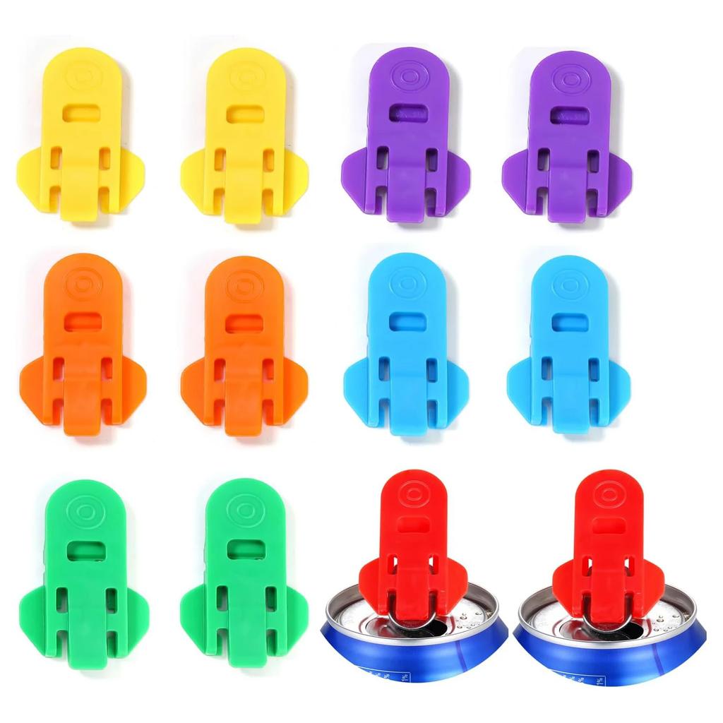 6/12ks Přenosný otvírák na konzervy Easy Cola Jednoduchý otvírák na láhve Opakovaně použitelný utěsněný otvírák na nápoje Otvírák na pivo Odstraňovač víka Kuchyňské pomůcky