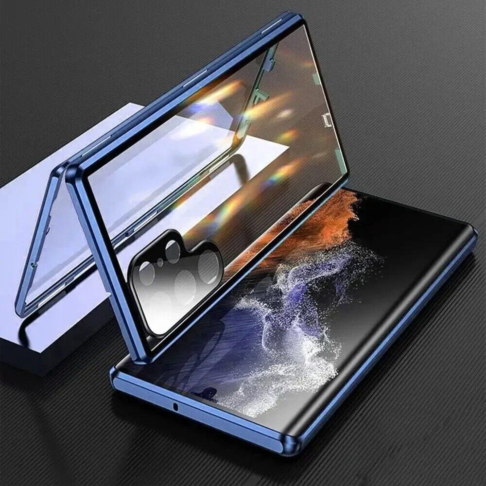 Magnetic Case for Huawei Nova13 Nova14 Pro Ultra with Metal Frame Phone Bumpers Double Sided Tempered-Glass Full Lens Protection Cover