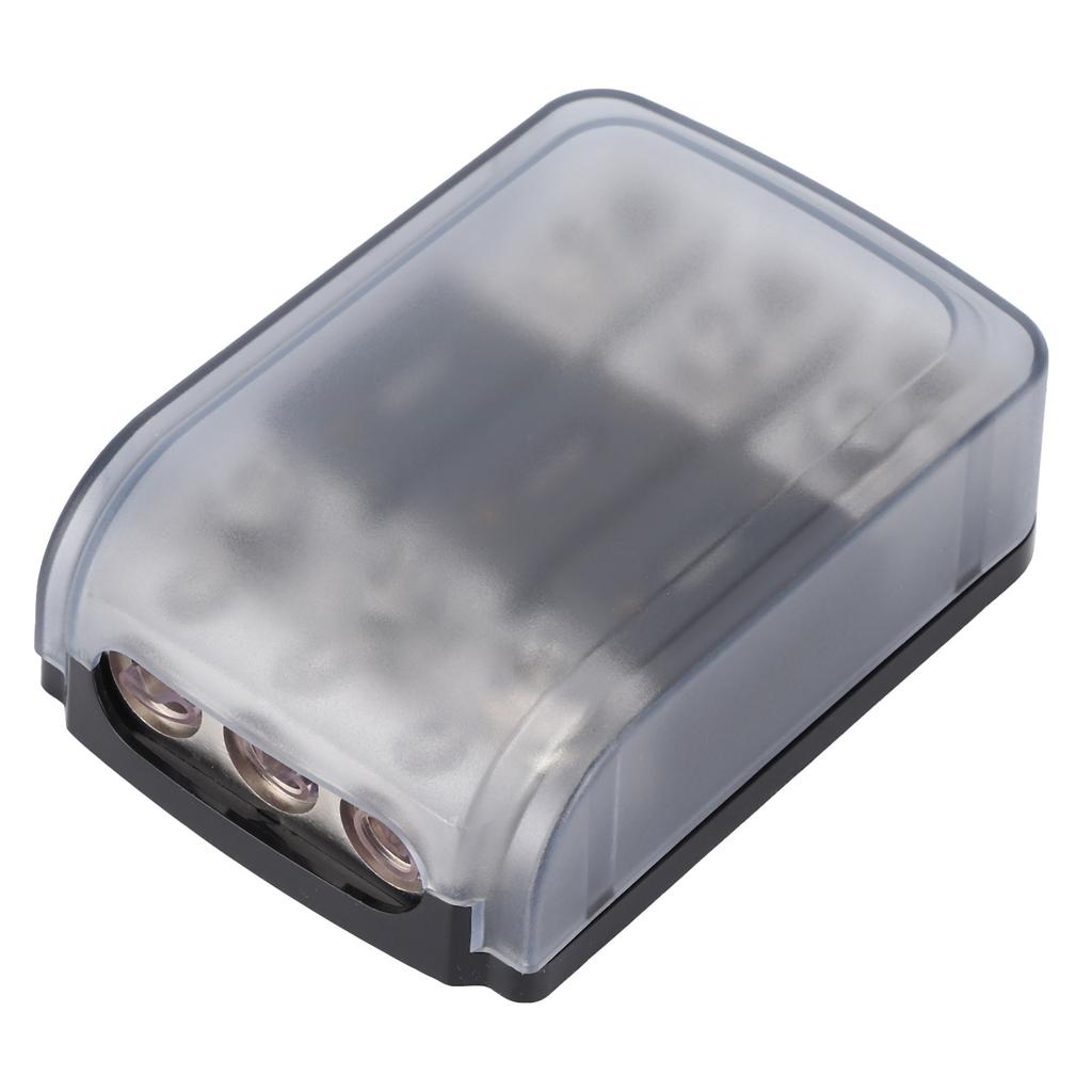Fuse Holder Distribution Block 3 Ways Fuses Box 1 In‑3 Out 3 In‑3 Out for Car Yacht Audio
