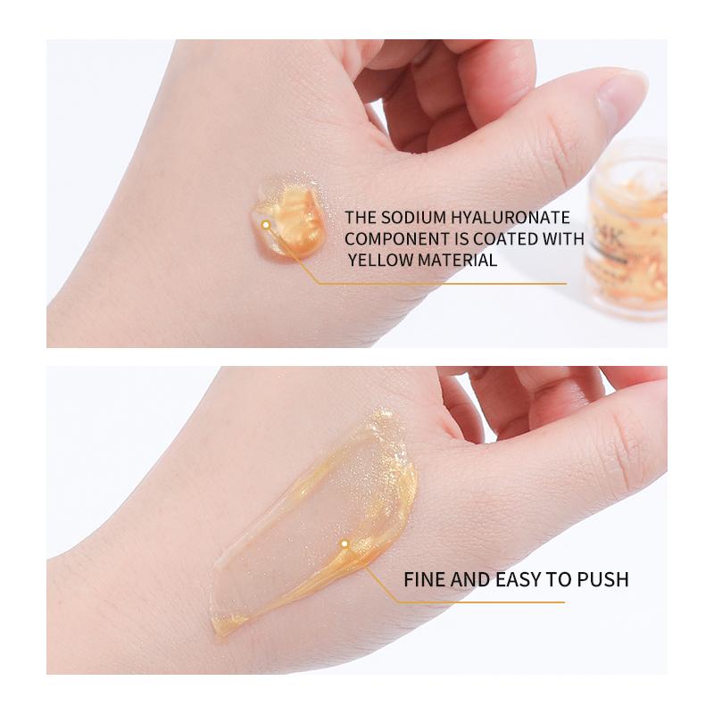 MERCILEN 24K Gold Hyaluronic Acid Eye Cream 60g Diminishes Eye Lines Lifts and Firms Eyes Anti-Wrinkle Care Eye Cream