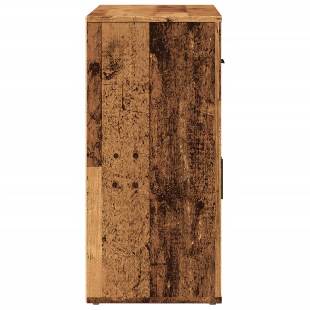 Vidaxl Cabinet, Old Wood, 80X33X70 Cm, Wood-Based Material