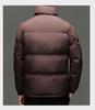 Veste d'hiver pour homme 90% duvet - Tendance, Polyvalente, Col montant Manteau chaud