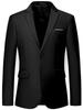 Men's Formal Two-Button Suit Jacket for Banquets and Professional Wear