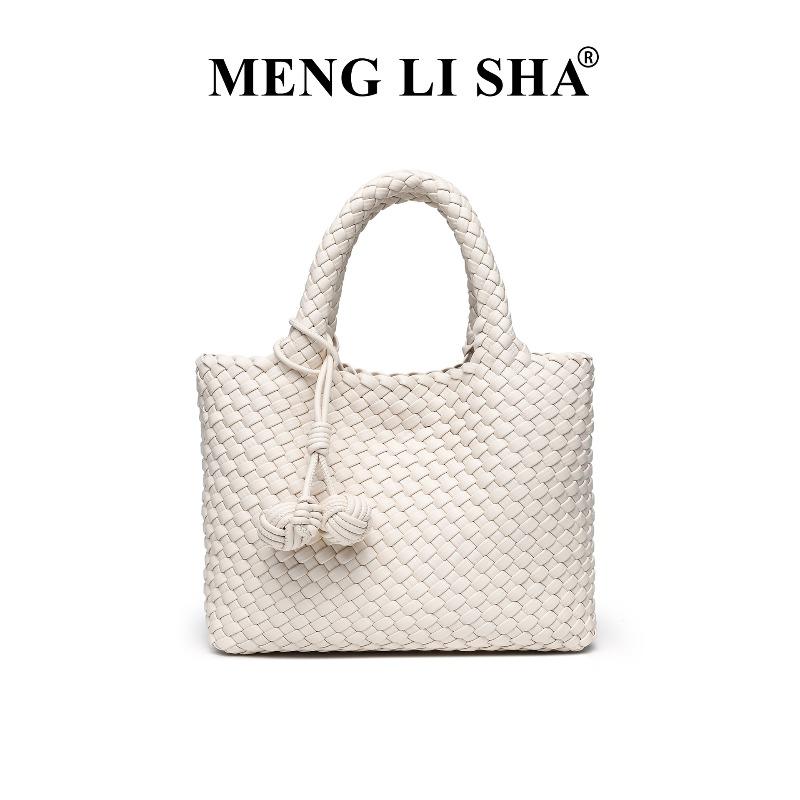 New Handwoven Largecapacity Mother and Child Bags, Women's Commuter Fashion Trend, Shoulder Crossbody Handbag