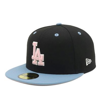 59FIFTY Cap 71006990 NER36C2563 LA Blue MLB ONSPOTZ Exclusive UNDER VISOR Los Angeles Dodgers Straight Flat Stylish Streetwear Sun Gift